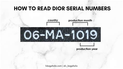 codes dior|dior code check.